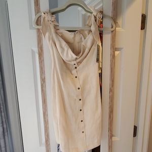 Cream dress Astr, never been worn tags on
